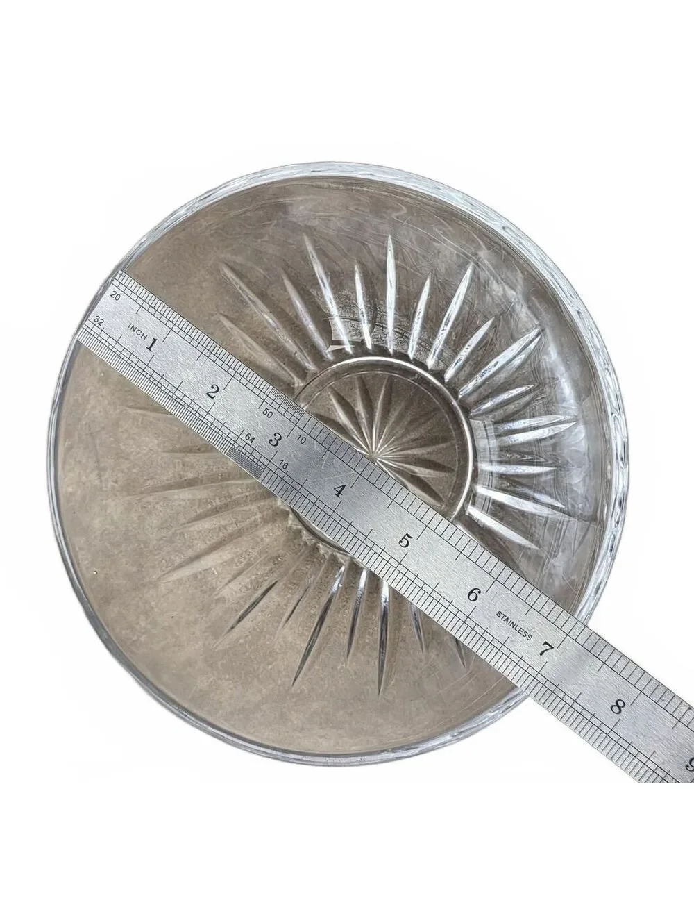 Vintage Clear Glass 7
